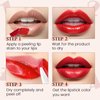 DAGEDA 6 Colors Peel Off Lip Stain Set, Long Lasting and Waterproof Lip Stain Peel off Lip Liner Makeup, Tattoo Lip Color, Natural Matte Finish Lip Tint Stain