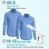 Magictec Portable Travel Garment Steamer Handheld Fabric Steamer Fast Heat-up Powerful Garment Clothes Steamer with High Capacity for Home and Travel 60s Fast Heat, 360 Anti-Drip, Fabric Iron