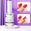 Makartt Nail Glue Remover for Press on Nails,10ML Glue Off for Nail Tips Acrylic Nails Fake Nails Debonder Adhessive Remover Acetone-free Nail Polish Remover, Can't Remove Gel Nail Polish