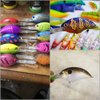 wLure 10 Blank Unpainted Deep Diver Crankbait Fishing Lures with Free Eyes UPC733