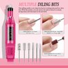 Acrylic Nail Kit with Everything for Beginner Professional Nails Kit Acrylic Set with Drill and U V Light Gel Nail Polish Kit 24pcs Decoration Powder Acrylic Nail Starter Kit Gifts for Women DIY