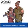 PlayStation The Last of US, 2-Pack 6” Joel & Ellie Action Figures with 19 Accessories, The Shapes Collection, for PS5 Fans & Collectors Ages 17+