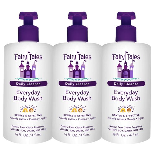 Fairy Tales Daily Cleanse Kids Body Wash, Everyday Body Wash for Kids and Toddler- Soap for Bath or Shower, No Harsh Chemicals or Toxins - 16oz (2 pack) (3)