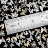 60Pcs Butterfly Nail Charms, COOSLIM 3D Metal Butterfly Nail Charms Butterflies Shape Nail Gems for Acrylic Nails, Nail Art Decorations Supplies for DIY Manicure B5