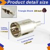 DaduoRi 1 1/4 Inch (32mm) Diamond Hole Saw with Pilot Bit, Diamond Tip 1.25" Tile Hole Saw Bits with Guiding Drill Bit Easy Drilling for Ceramic Tile, Glass, Porcelain, Marble, Granite