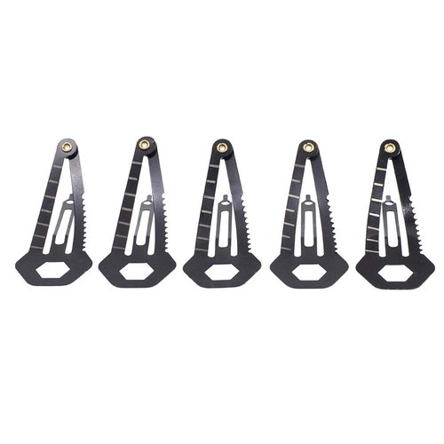 5 Pack, Multi Tool Tactical Hair Clip - Universal Survival Kit for Women