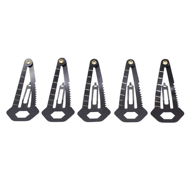 5 Pack, Multi Tool Tactical Hair Clip - Universal Survival Kit for Women