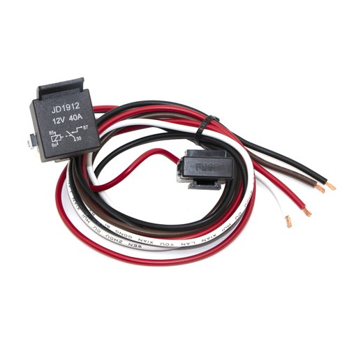 12V 40 Amp Dual Electric Fan Relay Kit Radiator Electric Fan Thermostat Kit Temperature Sensor Switch 185 On 175 Off,Dual Electric Fan Wiring Kit