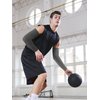 Foaincore 4 Pairs Plus Size Cooling Arm Sleeves Sun Sleeves Men Women UV Sun Protection Sleeves Oversized Compression Sleeves(Black, White, Gray, Royal Blue)