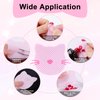 MEKK Lint Free Nail Wipes,400PCS Cat Shape Nail Polish Remover Wipes,Super Absorbent Soft Non-Woven Fabric Lash Glue Wipes,Cleaning Pad Cloth for Lash Extension & Nail Polish Bottle(PINK)