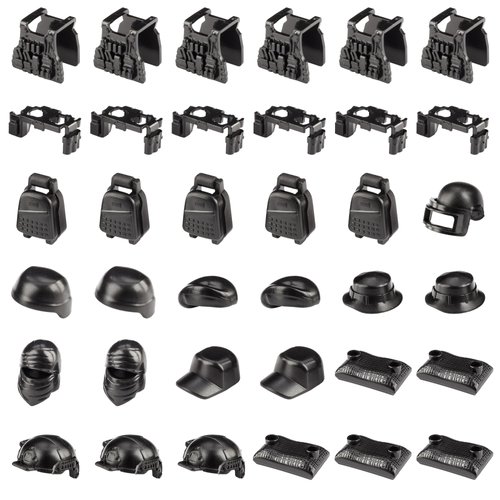 MaozyHomie 83 Pcs Toy Soldiers Figures US Army Battle Toy Set - Weapons Pack Military Weapon Battle Building Blocks Compatible with Major Brand, 3 Years Old and up