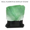 NATIONAL GEOGRAPHIC Glow-in-the-Dark Crystal Growing Lab - DIY Crystal Creation - Includes Real Fluorite Crystal Specimen