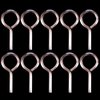 5/32” Hex Key Dogging Key Allen Key with Full Loop, Allen Wrench Door Key for Push Bar Panic Exit Devices, Solid Metal - 10 Packs