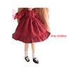 XiDonDon Doll Clothing Fashion Dress for Blyth,Ob24,Licca,Azone BJD Doll Clothes Toys Accessories Gifts (Wine red)
