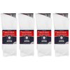 12 Pairs of Premium Cotton Loose Top Diabetic Neuropathy Crew Socks (10-13, White)
