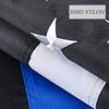 Thin Blue Line Flag-3x5 ft with Embroidered Stars, Sewn Stripes, Brass Grommets, UV Protection, 300D Nylon Black White and Blue American Police Flag