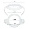 2 Pack Compatible Baby Bottle Handles for Philips Avent Natural Baby Bottles,Baby Bottle Holder - White