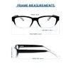 Glass Lens Reading Glasses with UV Blocking Comfort Tint in Designer European Acetate Frame Available +0.25 to +3.00 Magnification (+1.00)