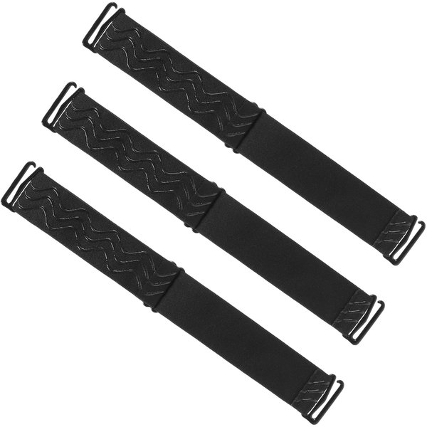Tucnoeu 3Pcs Elastic Bands for Wig Adjustable Wig Bands No Slip,Wig Strap to Secure Wig Black Elastic Bands to Hold Wigs in Place Wig Accessories