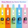 simarro Number Stickers (Number 1-1000), Self Adhesive Label Laser Stickers Waterproof Round Stickers for Organizing Nail Polish Bottle, Nail Sample Stick, Lipstick Storage Organizing (10)