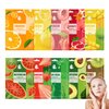 WYBLZPXZ 10 Pack Fruits Sheet Face Mask Skin Care Set,Deep Hydrating Facial Mask for All Skin Types,Mildness Long Lasting Moisturizing Face Masks Skincare for Men & Women
