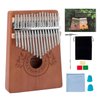 Thumb Piano Kalimba 17 Keys with Study Instruction and Tune Hammer,Portable Mbira Sanza Finger Piano, Gift for Kids Adult Beginners Music instrument love (High End 17 Key)