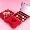 KimChi Chic Cherry Chic Eyeshadow Palette - 12 Ultra Pigmented Shades, Shimmer, Matte & Glitter Finishes, Talc Free & Infused with Vitamin E, Cruelty Free, Sex Kitten, 0.68oz