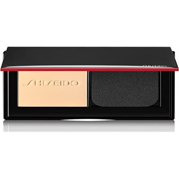 Shiseido Synchro Skin Self-Refreshing Custom Finish Powder Foundation, Alabaster 110-24-Hour Sheer-to-Medium Buildable Coverage with Shine Control - Smudge Proof & Non-Comedogenic