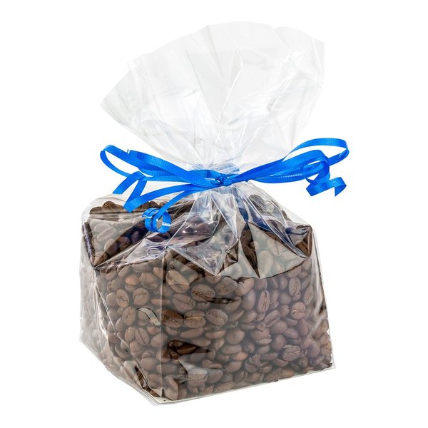 Restaurantware Flat Bottom Heat Seal Sandwich Bags Heat Sealable Food Bags - Gusset Bag with Paper Insert - Clear - 4 x 4 x 9 Inch - 100ct Box - Bag Tek