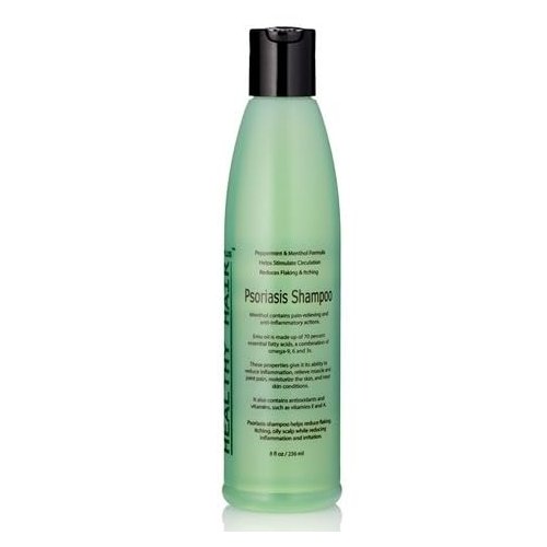 Healthy Hair Plus Psoriasis Shampoo for Dry, Itchy Scalp - Scalp Psoriasis - Dandruff - Deep Cleansing Shampoo - Menthol Shampoo