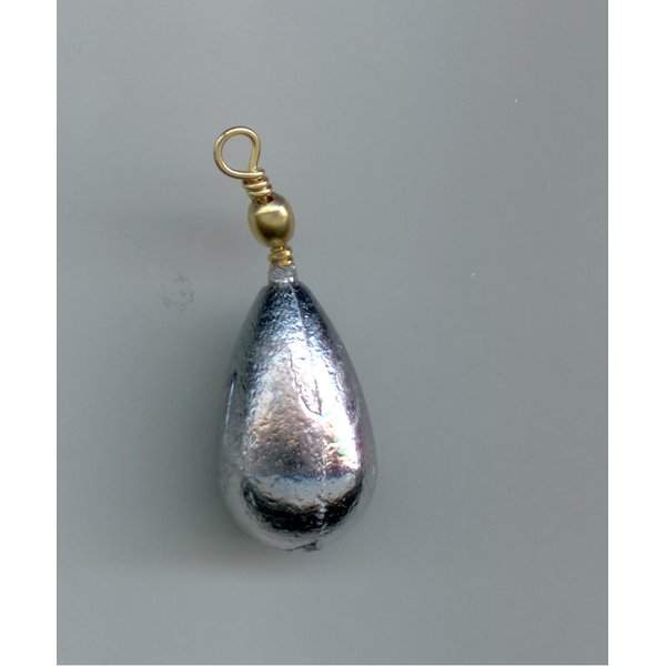 S & J's TACKLE BOX 1 oz Lead BASS Casting- Swivel Bell Sinker - 10 PER Pack