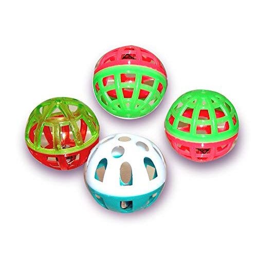 National Artcraft Jingle Balls Activity Chaser Cat Toy for Feline Fun and Exercise (Pkg/30)