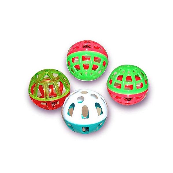 National Artcraft Jingle Balls Activity Chaser Cat Toy for Feline Fun and Exercise (Pkg/30)
