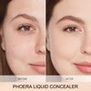 PHOERA Concealer, Lightweight, Full Coverage, Long Lasting, Corrects, Hydrates, Highlights, Matte Finish, All-Day Wear,with Concealer Brush (107#WALNUT)
