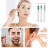 180 PCS Ear Hole Ear Care Kit Disposable Earrings Hole Cleaner Ear Piercing Care Cleaning Tool Ear Hole Cleaning Line Ear Piercing Cleaning Floss for Girls Women Men (Green, Purple, Blue)