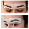 ONE STYLE/SHAPE SELF ADHESIVE [26-PIECES] EYEBROW STENCIL, HANDS FREE SHAPER, & MAKEUP | NATURAL LOOK & PERFECT EYEBROWS SHAPE EVERYTIME!