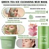 LJYBoBin Green Tea Clay Face Mask + Green Tea Mask Stick Set,Moisturizing Oil Control Green Tea Mask for All Skin Types,Deep Cleansing Mask Stick(2 Pcs)
