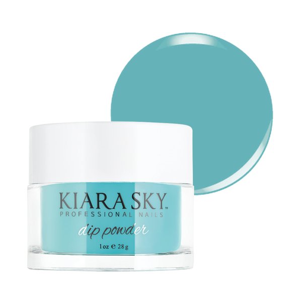 Kiara Sky Long Lasting Nail Dip Powder Green Tones 1 oz, Real Teal