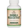 Rhodiola Rosea Supplement 500mg, 120 Vegan Capsules (Third Party Test, Gluten Free, 3% Salidrosides, 1% Rosavins Extract) for Performance, Calming, Motivation by Double Wood