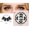 DYSILK Wispy Lashes Mink Eyelashes - Fluffy Eyelashes 7 Pairs 6D Lashes Faux Mink Eyelashes Wispy Lashes Natural Look False Eyelashes Long Lashes Pack Mink Lashes Soft Reusable Eye Lashes |006