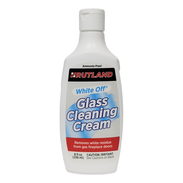 Rutland White Off, Gas Fireplace Glass Cleaner Cream, 8 Fl Oz