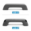 DUZFOREI Armrest Door Pull Handle Gray 80940-15G00, Replacement for Nissan Navara Hardbody D21 D22 1986-1997 Replacement for Frontier Datsun 720 Interior Gray Door Grab Handle (2)