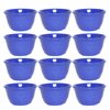 TrueCraftware- 7 oz Bouillon Cup Purple Color Melamine Set of 12- Dishwasher Safe Break-Resistant Reusable Bowls Serving Soup Bowl Broth Cups Soup Bowls Ice Cream Dipping Sauce
