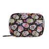 xigua Skull Travel Pill Organizer Moisture Proof Pill Box Purse Daily Pill Case for Vitamins, Medication and Supplements