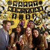 2025 Happy New Year Decorations Kit, New Years Eve Party Supplies, New Years Decorations 2025, New Year Banner, Foil Balloons, Gold Foil Curtain Backdrop for New Year Eve Party