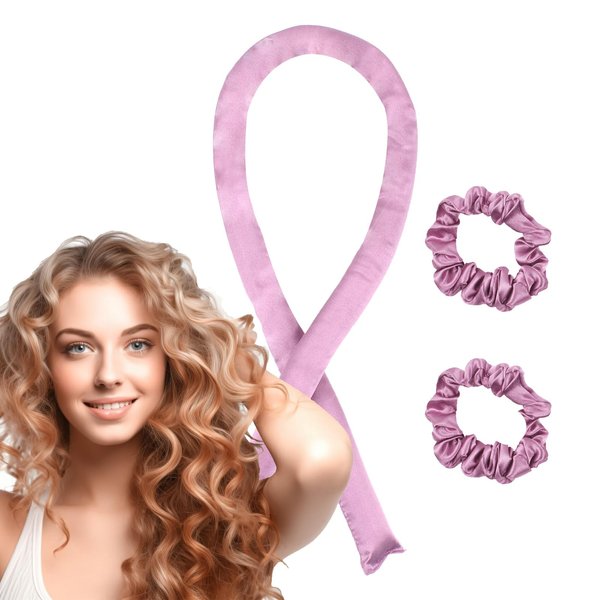 RUNUP Heatless Hair Curler Heatless Curls Overnight,Satin Heatless Curling Set Satin Hair Curlers Overnight Hair Curlers Hair Curlers for Women