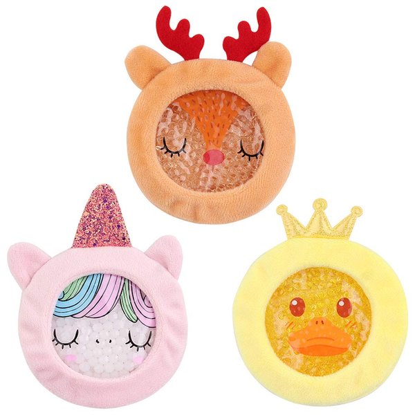 Hilph Kids Ice Packs for Boo Boos, Reuable Kids Hot Cold Packs with Sleeves for Injuries, Toddler Animal Ice Packs Hot Cold Compress for Children Bumps, Swelling, Wisdom Teeth (3 Packs)