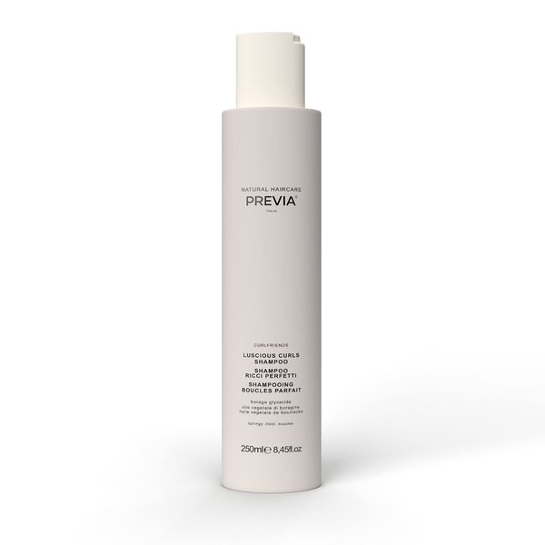 PREVIA Curls Conditioner - Curlfriends Luscious Curly Hair Conditioner - Natural Conditioner for Curly Hair (8.45 oz)