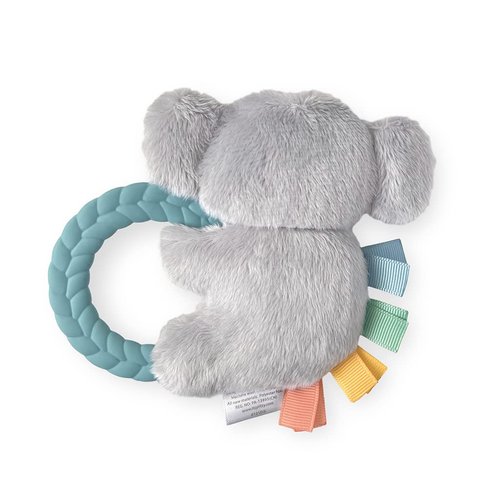 Itzy Ritzy - Ritzy Rattle Pal Plush Rattle Pal with Teether, Koala, (PRT8433)