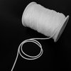 AXLIZER 1PC 2mm Braided Shade Roller Blinds Cord White Pull String Rope, Blinds Lifting Rope, Braided Lift Shade Cord for Aluminum Blind Shade Repair and DIY Crafts Projects